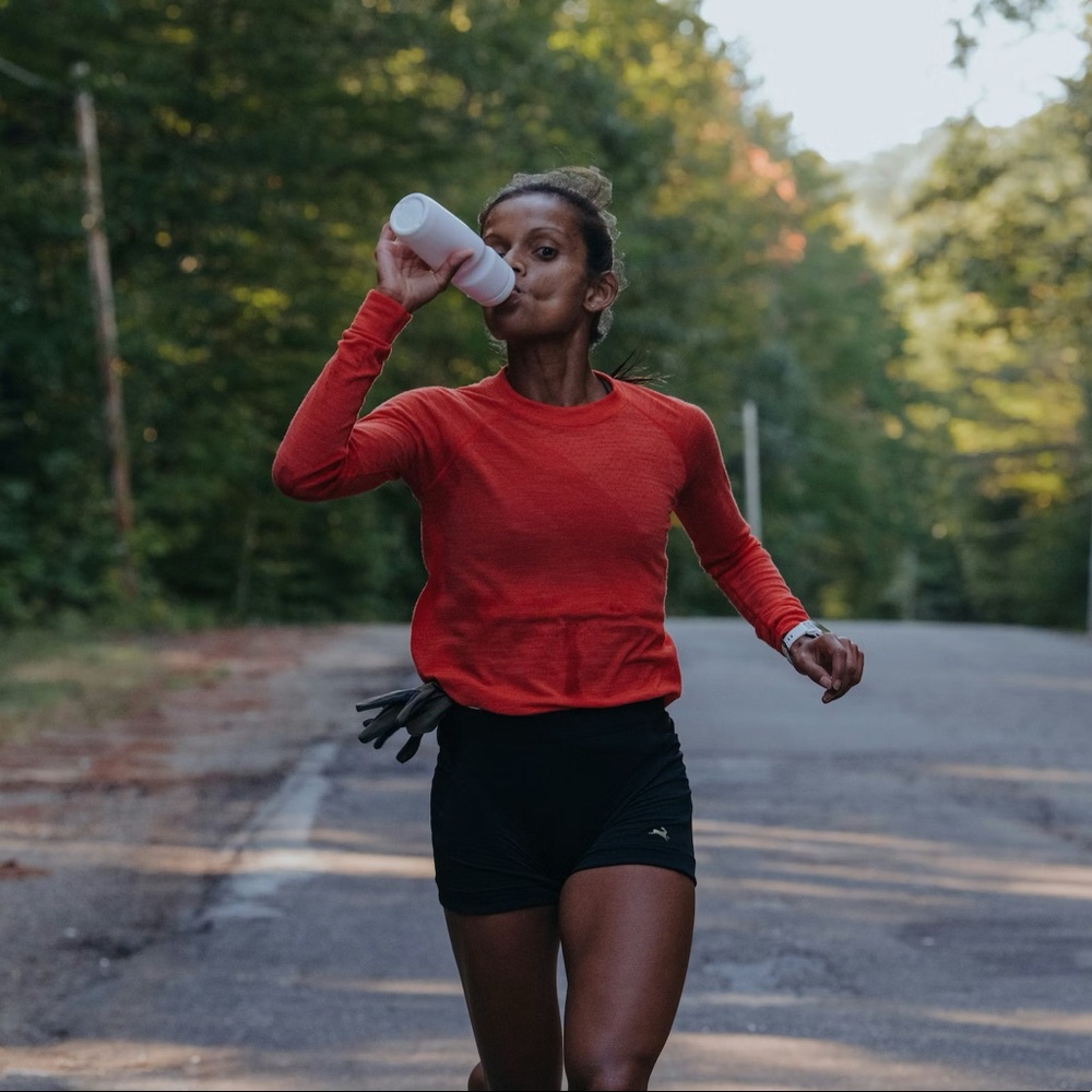 Tracksmith Turnover Short Tights in Navy